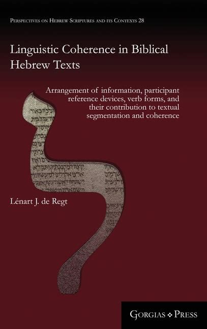 Perspectives On Hebrew Scriptures And Its Contexts Linguistic