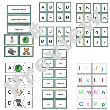 Alphabet Fun | Hands on Activities | Worksheets | Literacy Centers