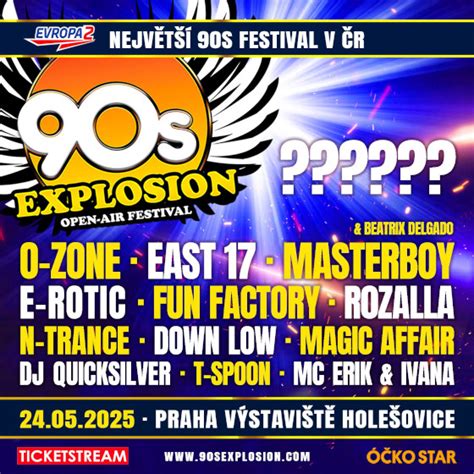 90s Explosion open-air festival Praha 2025, Výstaviště Holešovice