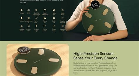 ترازوی هوشمند شیائومی Haylou Smart Body Fat Scale - های شیائومی