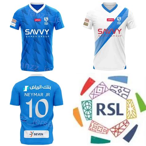 Saudi Al Hilal 2024 Soccer Jerseys Neymar Jr Malcom Neves Sergej