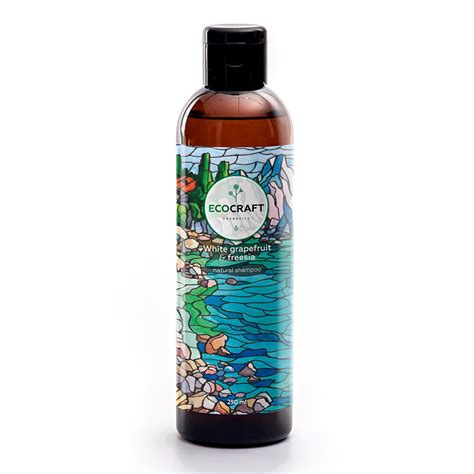 Натуральный шампунь Ecocraft White Grapefruit & Freesia Natural Shampoo ...