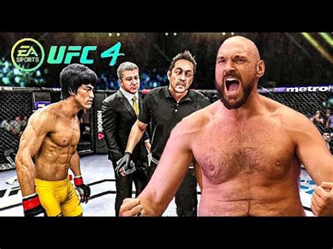 UFC 4 Bruce Lee Vs Tyson Fury Ea Sports UFC 4 Epic Fight YouTube