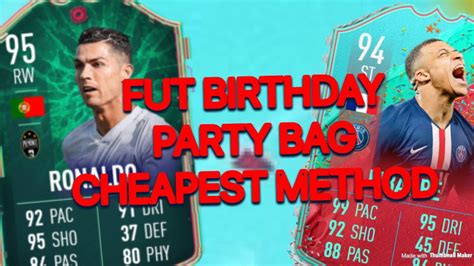 FIFA 20 FUT BIRTHDAY PARTY BAG SBC CHEAPEST METHOD YouTube