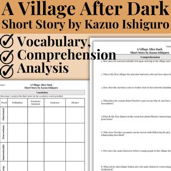 Exploring A Village After Dark Short Story By Kazuo Ishiguro Analysis