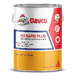 DAVCO K11 RAPID PLUG 3min 4 5kg SIKA