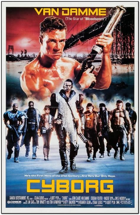 CYBORG 1989 Original 27x40 Movie Poster Jean-claude VAN DAMME - Etsy