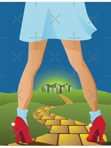 Follow The Yellow Brick Road Sticker For Sale By Nicckyt Redbubble