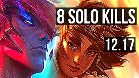 YONE Vs TALIYAH MID 8 Solo Kills Legendary 400 Games EUW