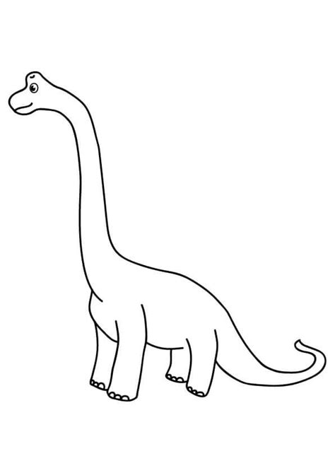 Kolorowanka Dinozaur Brachiosaur