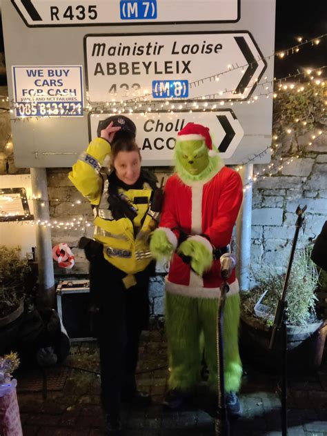 Laois Gardaí Arrest Grinch As Santa Spreads Christmas Cheer Laois Live