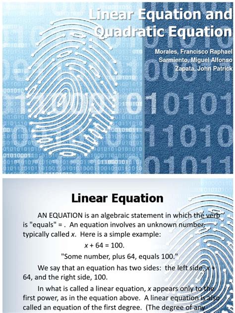 (PDF) Linear Equation and Quadratic Equation - DOKUMEN.TIPS