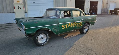 1957 Chevy Gasser Nostalgia Drag Car Barn Find Time Capsule The Real ...