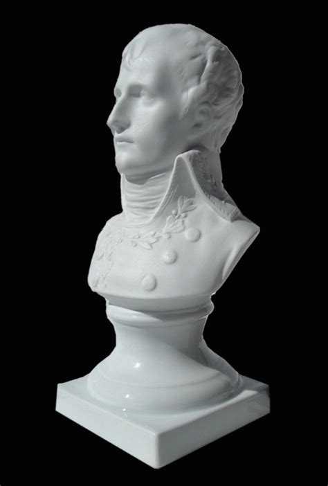 Proantic Buste En Biscuit Porcelaine De Limoges Bonaparte Premier C