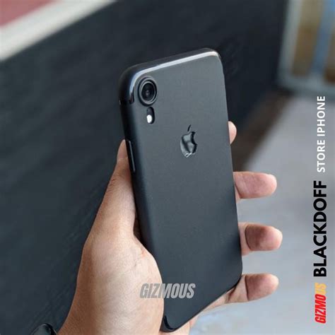 Jual Case IPhone Xr BLACKDOFF X Xs Xs Max Softcase Case Black Matte