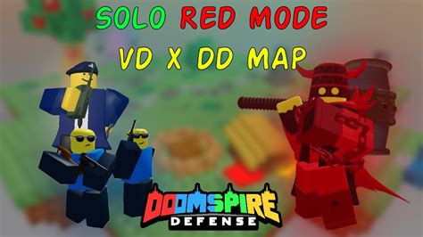 Solo Red On The VD X DD Map Doomspire Defense YouTube