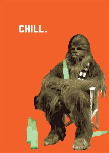 Please Chill Chill Poster Graphic