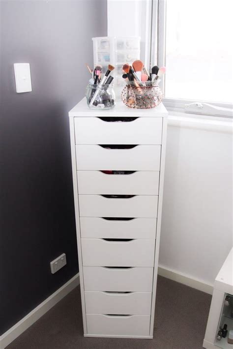 Alex White Drawer Unit With 9 Drawers 36x116 Cm Ikea Ikea Alex