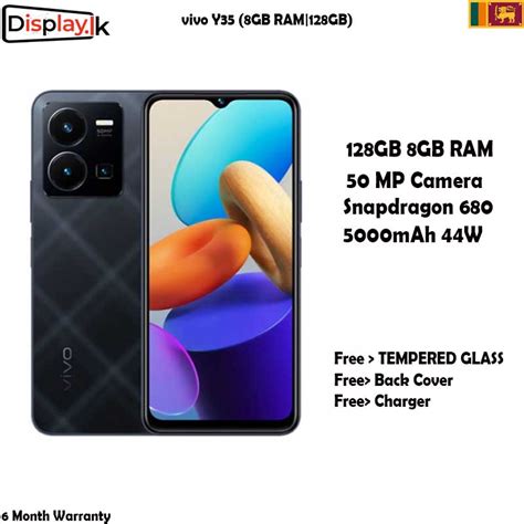 Vivo Y35 8GB RAM 128GB - Display.LK