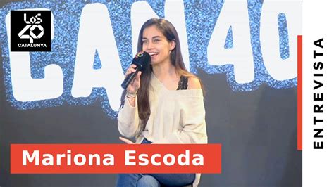 Mariona Escoda Parla Del Debut Et Deixo La M I L Emoci De Trobar Se