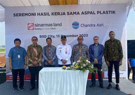 Sinar Mas Land Dan Chandra Asri Group Resmikan Hasil Kerja Sama