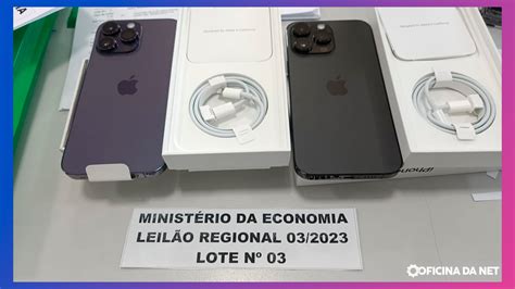 Leilão da Receita Federal lances até dia 5 tem iPhone 14 Pro Max