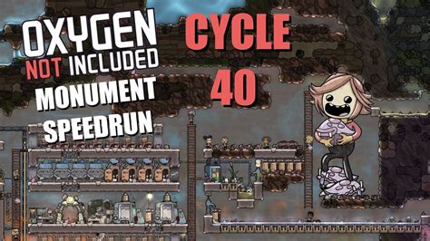 Oxygen Not Included Monument Speedrun Oceania Launch Upgrade In 40