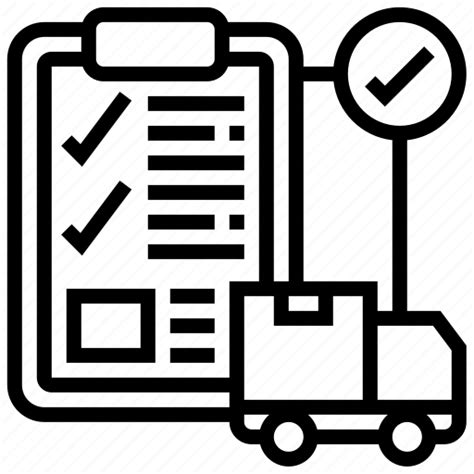 Cargo Delivery List Manifest Order Icon Download On Iconfinder