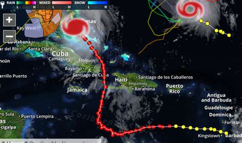 Hurricane Matthew Update Tracking Map Latest Path Live Weather