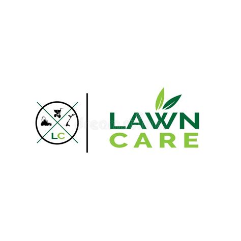 Illustration Vector Graphic Design Of Lawn Care Logo Stock Vector