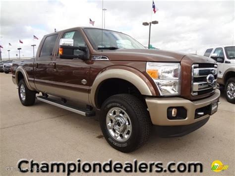 Golden Bronze Metallic Ford F Super Duty King Ranch Crew Cab