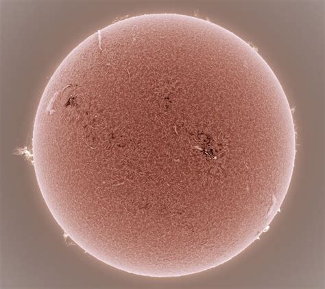 An Image Of The Sun Taken From Space