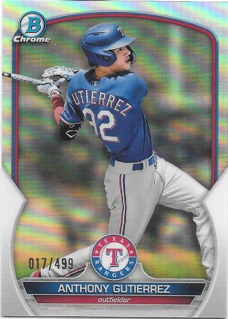 Bowman Chrome Refractor Anthony Gutierrez Flickr