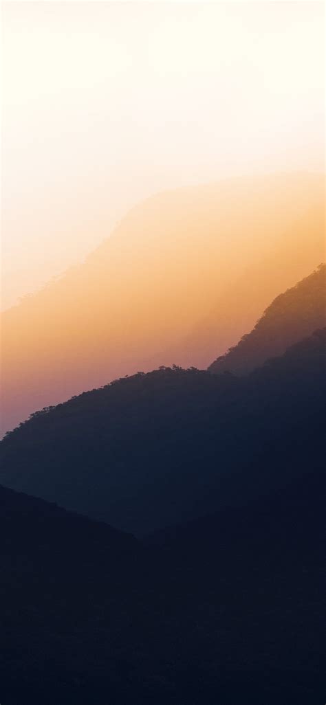 sunrise view on mountain iPhone X Wallpapers Free Download