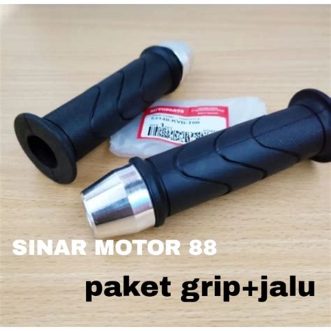 Jual Grip Model Standar Ori Honda Handgrip Honda Hitam Handfat Honda