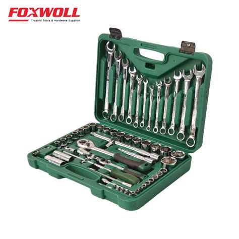 41PCS Chrome Vanadium Steel Combination Wrench Set FOXWOLL