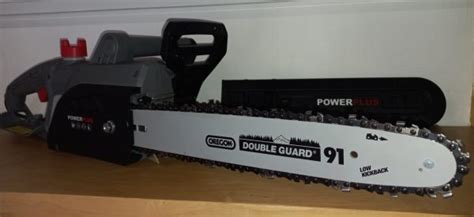 Powerplus 2000w Electric Chainsaw With 35cm Guidebar Lawnmower Land