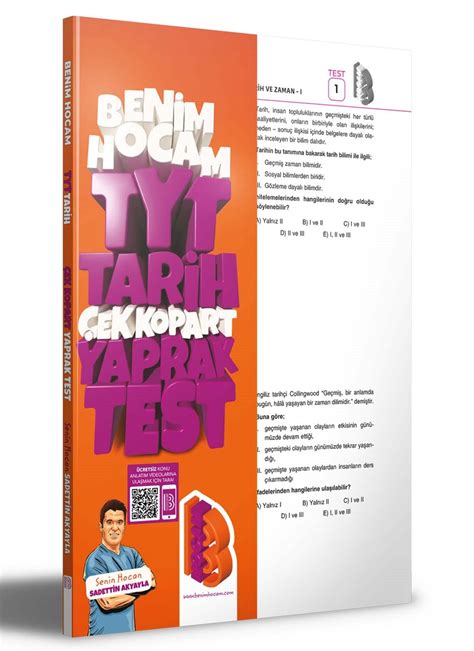 Tyt Tarih Ek Kopar Yaprak Test Benim Hocam Yay Nlar