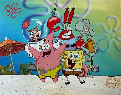 Spongebob Patrick Squidward Sandy Mr Krabs Nbkomputer