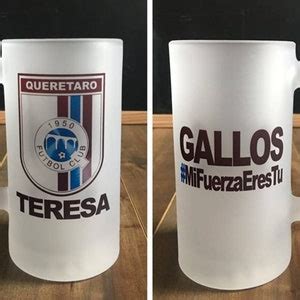 Gallos Blancos De Queretaro Oz Frosted Glass Beer Mug Tarro