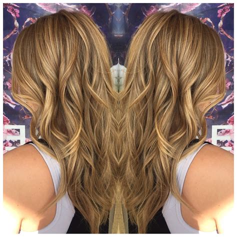 Blonde Babylights Caramel Honey True Aveda Lifestyle Salon Las Vegas Hair By Norma