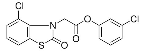 Chloro Oxo Benzothiazol Yl Acetic Acid Chloro Phenyl Ester