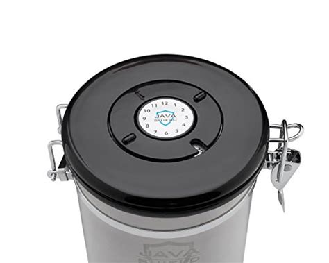 Java Shield Coffee Canister With Scoop - CO2 Valve Maximizes Freshness ...