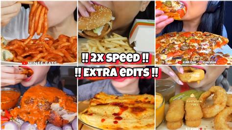 X Speed Asmr Mukbang Eating Food Complication Extra Edits On Korean