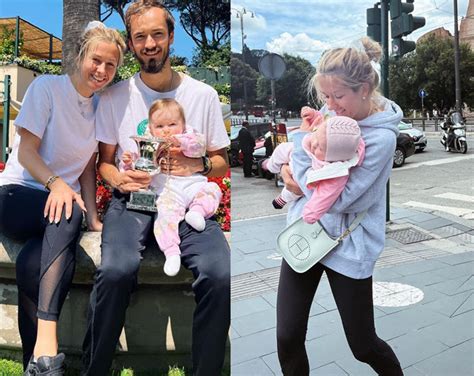 Daniil Medvedev and his best pics with wife Daria and daughter Alisa on ...