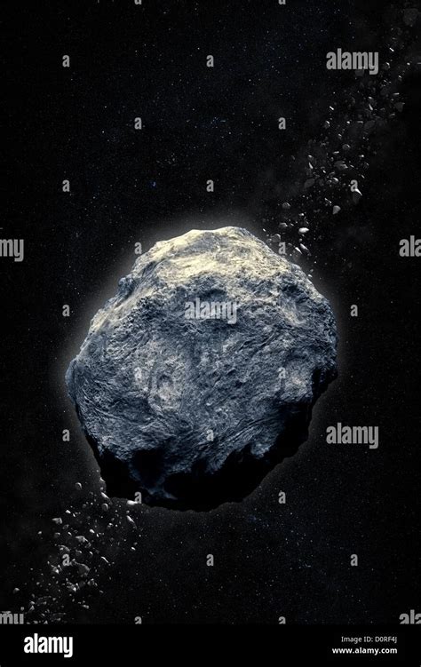 Solar system - asteroid belt Stock Photo - Alamy