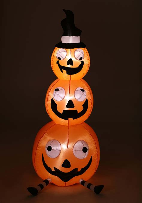 Inflatable Decoration Stacked Jack-O-Lantern