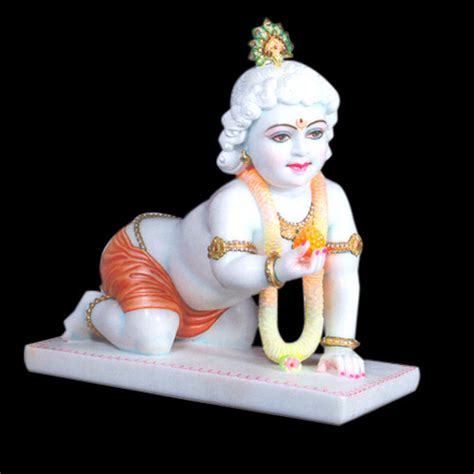 Multicolor Marble Bal Krishna Statue At Rs 21000 In Jaipur Id 16574287188