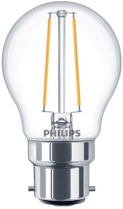 Philips LED Classic Filament Luster 5W 40W 2700K B22 Dimmable