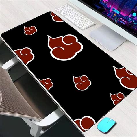 Japanese Anime Akatsuki Uchiha Mouse Pad Large Gaming Accessories Mouse ...